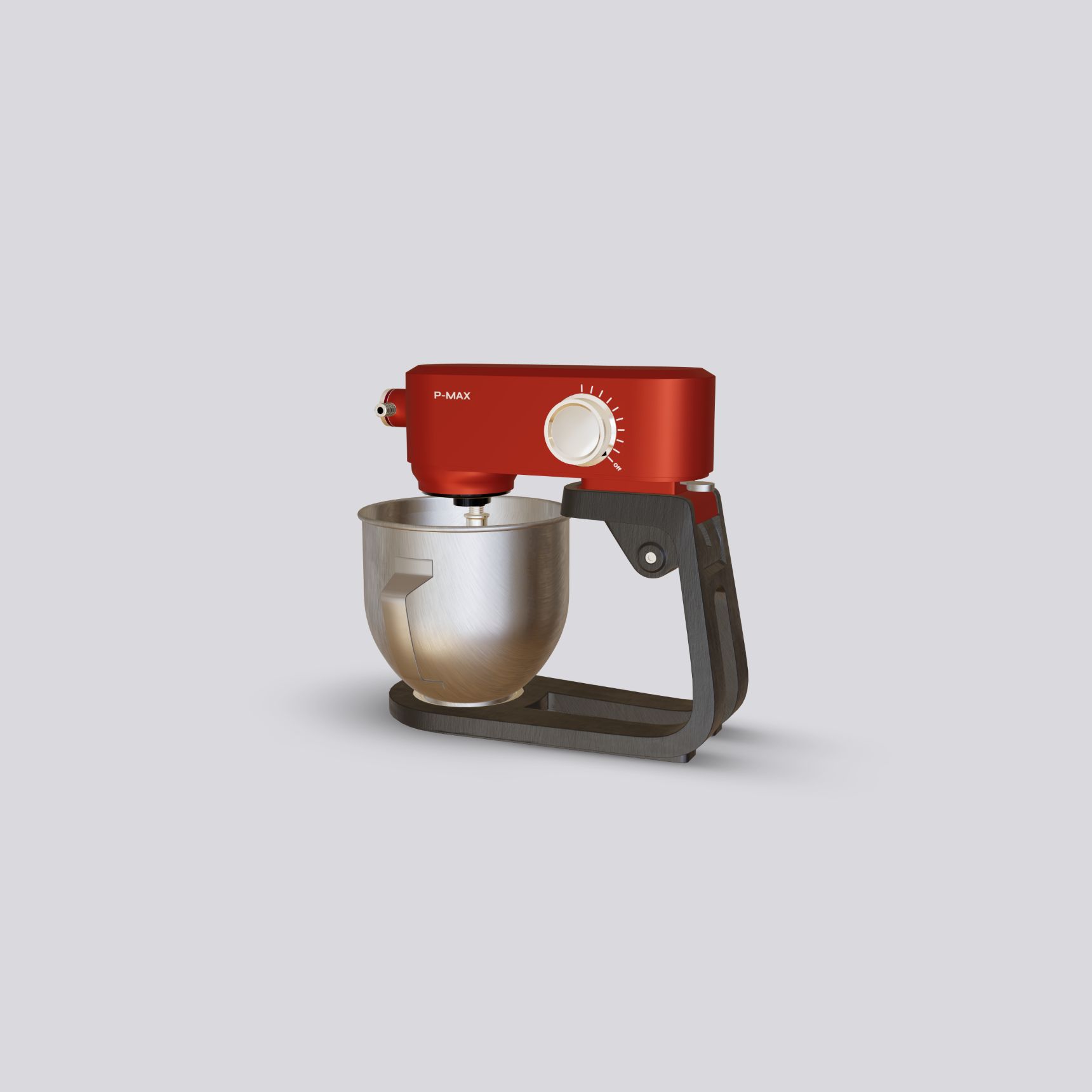 Stand Mixer - interactive 3D configurator: tilt the head, adjust speed, remove bowl